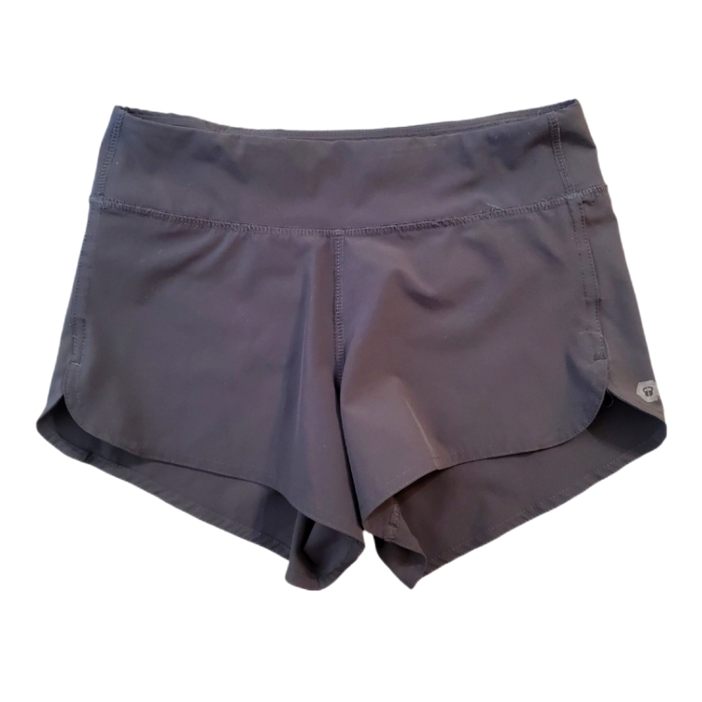 Wodlife Women's Gray Hotty Hot Lined Workout Crossfit Shorts Small‎